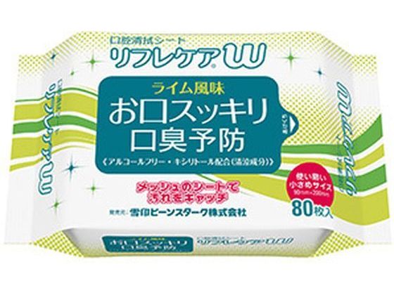 イーエヌ大塚製薬 口腔清拭シート リフレケアW 80枚