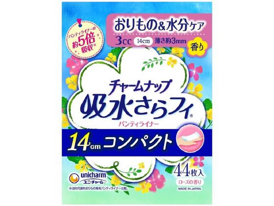 ユニ・チャーム チャームナップ 吸水さらフィ パンティーライナー コンパクト ローズ