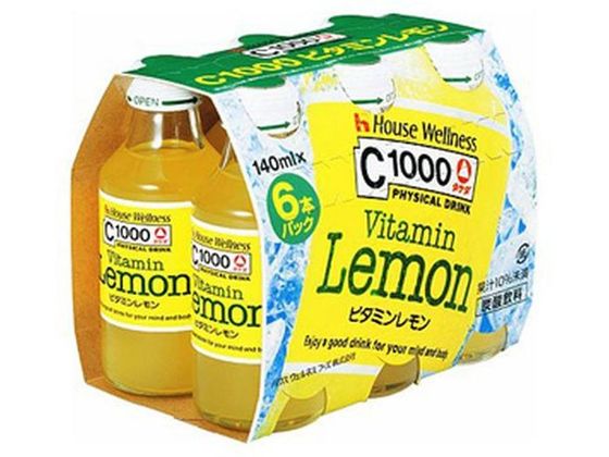 ハウスウェルネスフーズ C1000 ビタミンレモン 140mL×6本 ハウスウェルネスフーズ C1000 ビタミンレモン 140mL×6本