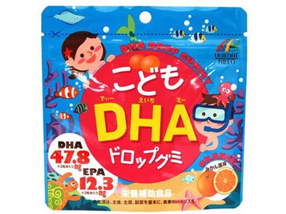 ユニマットリケン こども DHA ドロップグミ 90粒 ユニマットリケン こども DHA ドロップグミ 90粒