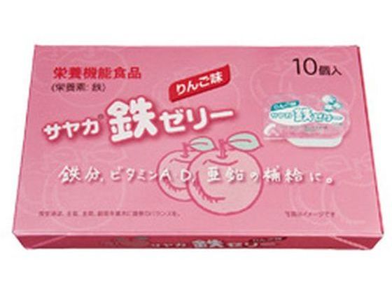 サンプラネット サヤカ 鉄ゼリー りんご味 30g×10個 サンプラネット サヤカ 鉄ゼリー りんご味 30g×10個