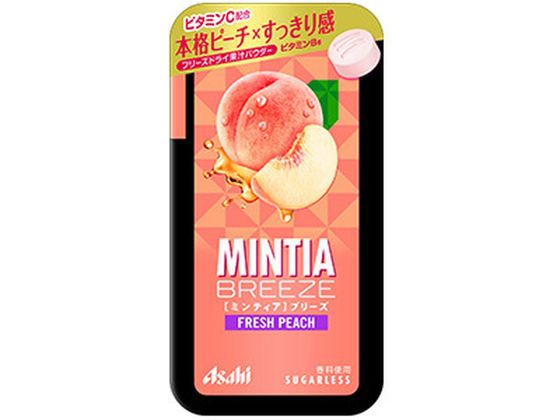 アサヒグループ食品 ミンティア ブリーズ フレッシュピーチ 30粒 アサヒグループ食品 ミンティア ブリーズ フレッシュピーチ 30粒