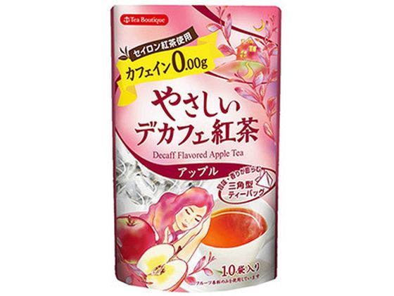 日本緑茶センター やさしいデカフェ紅茶 アップル 1.2g×10包 日本緑茶センター やさしいデカフェ紅茶 アップル 1.2g×10包