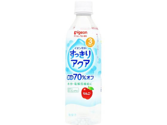ピジョン ペットボトル飲料 すっきりアクア りんご 500mL ピジョン ペットボトル飲料 すっきりアクア りんご 500mL