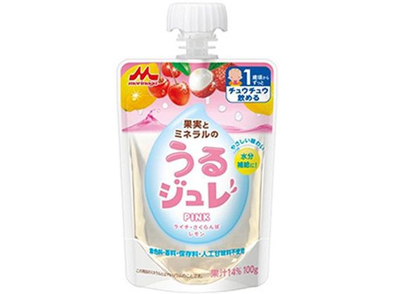 森永乳業 果実とミネラルのうるジュレ PINK 100g
