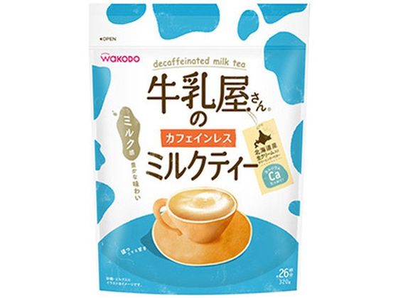 アサヒグループ食品 牛乳屋さんのカフェインレスミルクティー 320g アサヒグループ食品 牛乳屋さんのカフェインレスミルクティー 320g