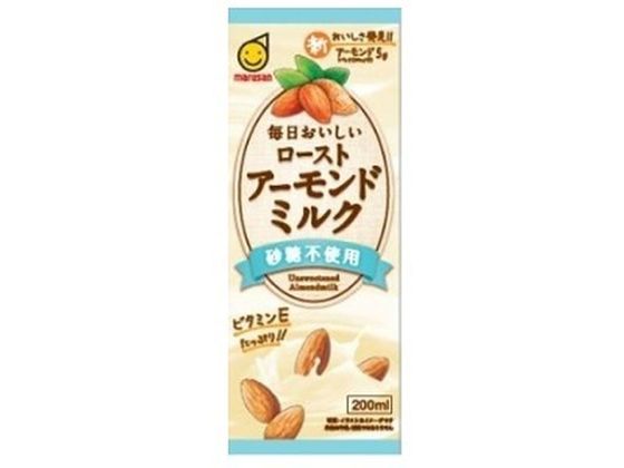 マルサンアイ 毎日おいしい ローストアーモンドミルク 砂糖不使用 マルサンアイ 毎日おいしい ローストアーモンドミルク 砂糖不使用