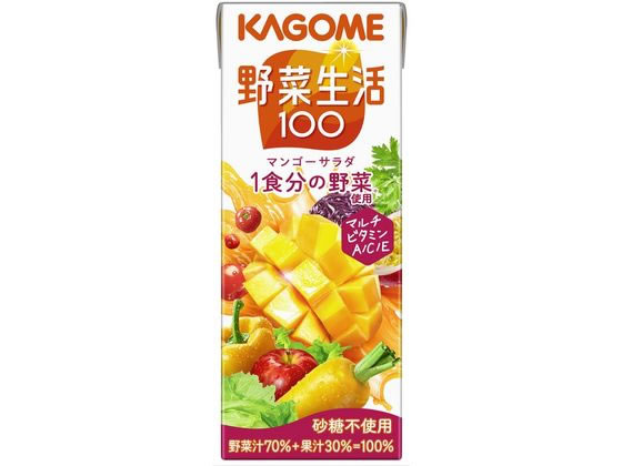 カゴメ 野菜生活100 マンゴーサラダ 200mL カゴメ 野菜生活100 マンゴーサラダ 200mL