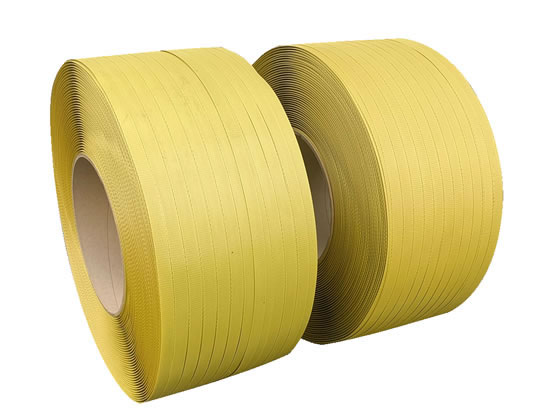 リサイクルPPバンド 自動包装機用 15mm×2500m 黄2巻