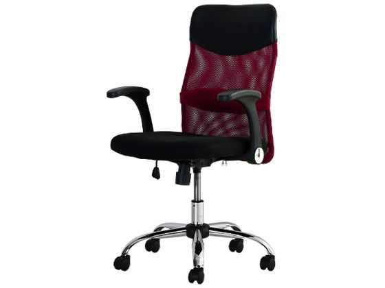 Netforce S-shape メッシュチェア ミドル 可動肘 レッド SSP-MU Netforce S-shape メッシュチェア ミドル 可動肘 レッド SSP-MU