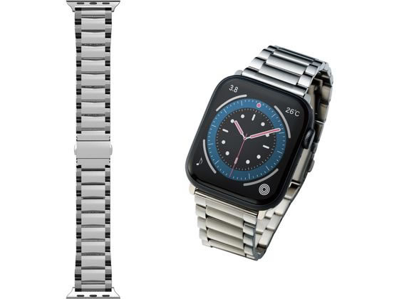 エレコム Apple Watch 44mm 42mm バンド 3連 AW-44BDSS3SV エレコム Apple Watch 44mm 42mm バンド 3連 AW-44BDSS3SV