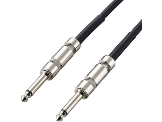 エレコム シールドケーブル φ6.3-φ6.3 3m DH-SH30BK