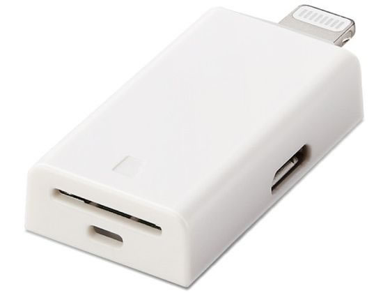 エレコム Lightningカードリーダー Type-C変換 MR-LD102WH エレコム Lightningカードリーダー Type-C変換 MR-LD102WH