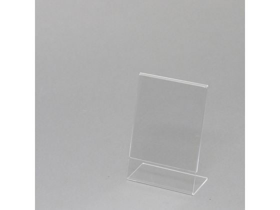アクリルサインホルダー L字 片面縦 写真L(幅90×高さ130mm)