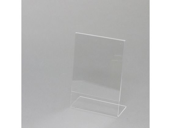 アクリルサインホルダー L字 片面縦 写真2L(幅128×高180mm)