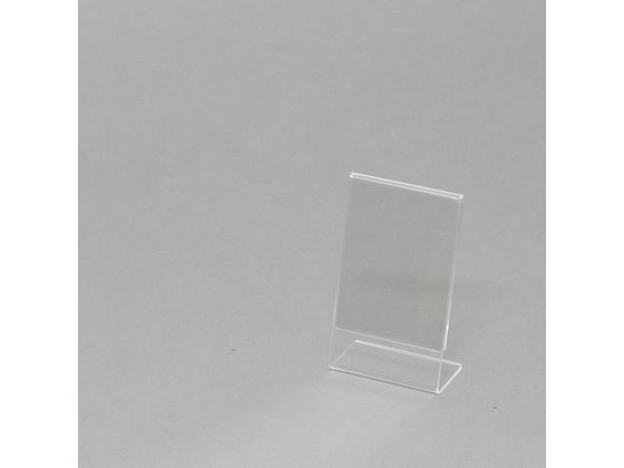 アクリルサインホルダー L字 片面縦 名刺(幅57×高さ94mm) アクリルサインホルダー L字 片面縦 名刺(幅57×高さ94mm)