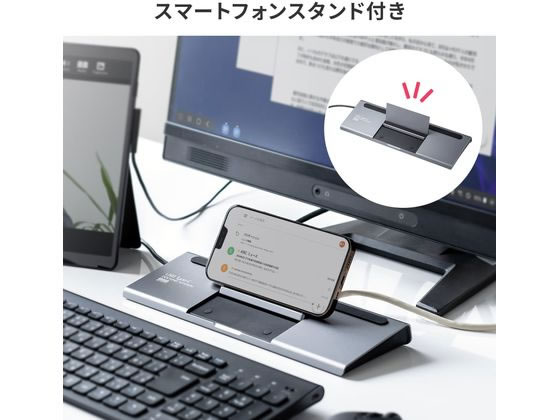 サンワサプライ USB Type-Cドッキングステーション USB-CVDK8が