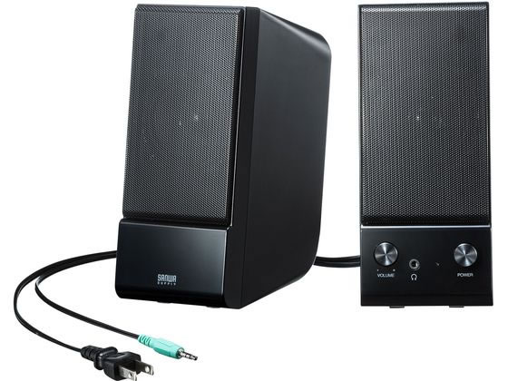 サンワサプライ マルチメディアスピーカー MM-SPL14BKN サンワサプライ マルチメディアスピーカー MM-SPL14BKN