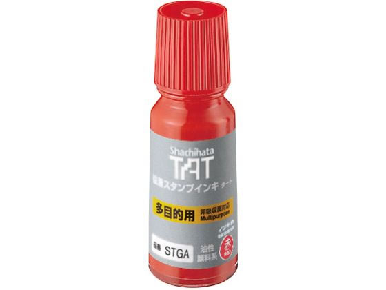 シヤチハタ TATインキ 多目的用A 小 赤 STGA-1-R