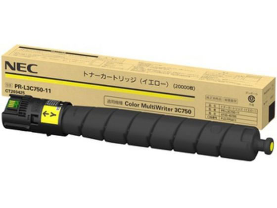 NEC トナーカートリッジ イエロー PR-L3C750-11 NEC トナーカートリッジ イエロー PR-L3C750-11