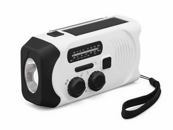 アイリスオーヤマ 手回し充電ラジオライト ホワイト JTL-29-WH