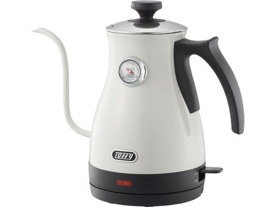 ラドンナ Toffy温度計付電気ケトル アッシュホワイト K-KT3-AW ラドンナ Toffy温度計付電気ケトル アッシュホワイト K-KT3-AW