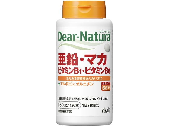アサヒグループ食品 ディアナチュラ 亜鉛・マカ・ビタミンB1・ビタミンB6 アサヒグループ食品 ディアナチュラ 亜鉛・マカ・ビタミンB1・ビタミンB6