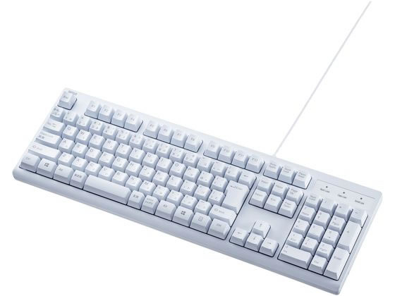 サンワサプライ 日本語109キーボード (USB・ホワイト) SKB-109UW サンワサプライ 日本語109キーボード (USB・ホワイト) SKB-109UW