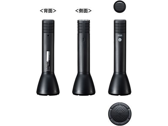 【良品】サンワサプライ ハンドマイク型ポータブル拡声器スピーカー MM-SPAMP11N【ハンドマイク型拡声器スピーカー】ハンドマイクで