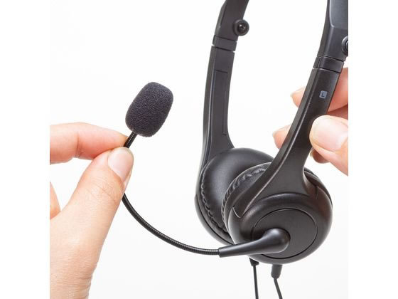 サンワサプライ USBヘッドセット MM-HSU05BKX5 5個セット サンワサプライ USBヘッドセット MM-HSU05BKX5 5個セット