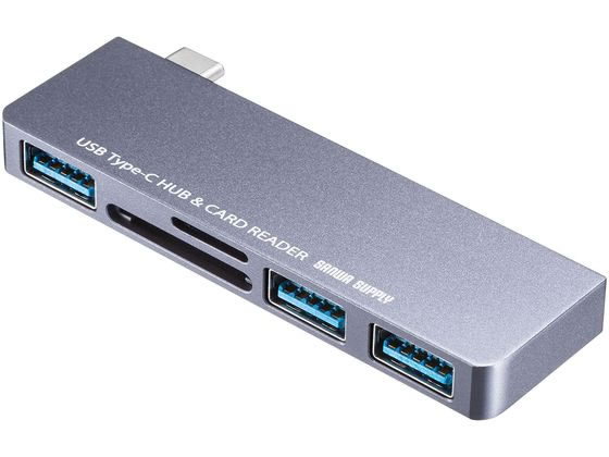 サンワサプライ USB Type-Cハブ(カードリーダー付き) サンワサプライ USB Type-Cハブ(カードリーダー付き)