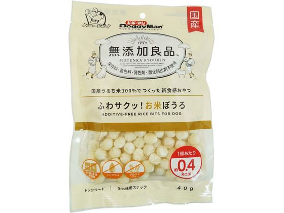 ドギーマンハヤシ 無添加良品ふわサクッお米ぼうろ40g ドギーマンハヤシ 無添加良品ふわサクッお米ぼうろ40g