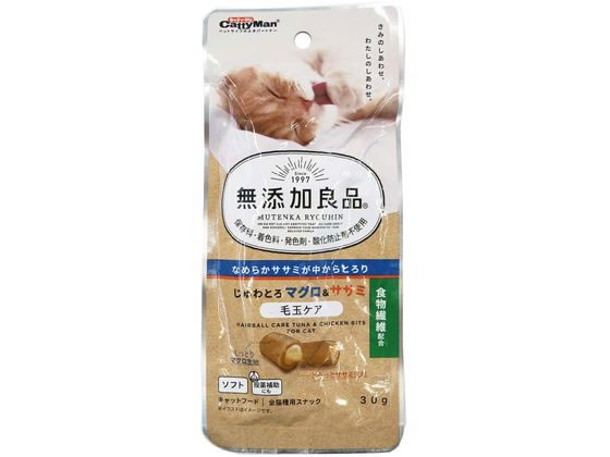 ドギーマンハヤシ 無添加良品じゅわとろマグロ&ササミ毛玉ケア 30g ドギーマンハヤシ 無添加良品じゅわとろマグロ&ササミ毛玉ケア 30g