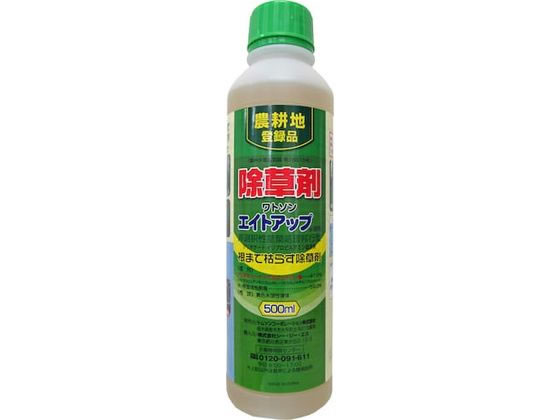 ●農林水産省登録：第１８８１５号●農薬の種類・名称：グリホサートイソプロピルアミン塩液剤・エイトアップ液剤●有効成分の種類と含有量：グリホサートイソプロピルアミン塩【イソプロピルアンモニウム＝Ｎ−（ホ