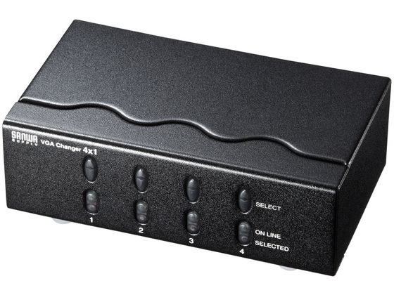 サンワサプライ ディスプレイ切替器 ミニD-sub HD15pin用・4回路