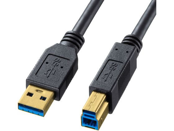 サンワサプライ USB3.0ケーブル ブラック 2m KU30-20BKK サンワサプライ USB3.0ケーブル ブラック 2m KU30-20BKK