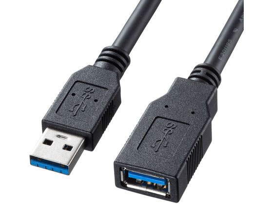 サンワサプライ USB3.0延長ケーブル ブラック 1m KU30-EN10K サンワサプライ USB3.0延長ケーブル ブラック 1m KU30-EN10K