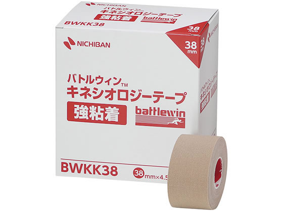 ニチバン バトルウィン キネシオロジーテープ 強粘着 BWKK38 8巻入 ニチバン バトルウィン キネシオロジーテープ 強粘着 BWKK38 8巻入