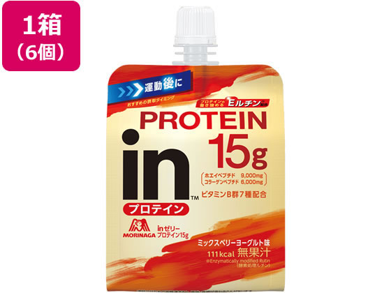 森永製菓 inゼリー プロテイン 15G 6個 森永製菓 inゼリー プロテイン 15G 6個