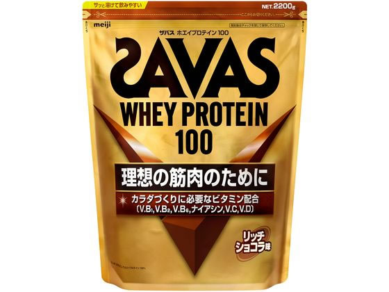 明治 ザバス ホエイプロテイン100 リッチショコラ味 2200g 明治 ザバス ホエイプロテイン100 リッチショコラ味 2200g
