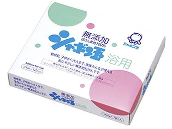 シャボン玉石けん 化粧石けん シャボン玉 浴用 100g×12個入