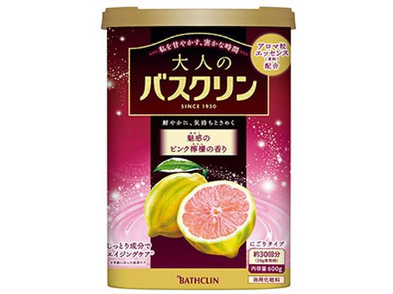 バスクリン 大人のバスクリン 魅惑のピンク檸檬の香り 600g