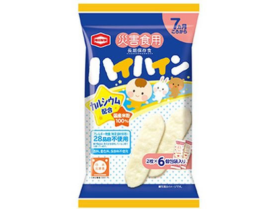 尾西食品 災害食用ハイハイン 2枚×6袋