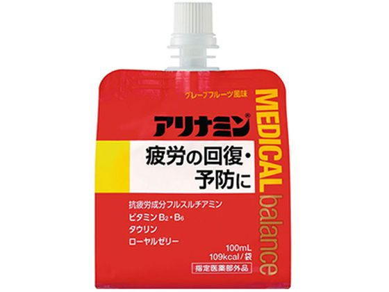 アリナミン製薬 アリナミン メディカルバランス グレープフルーツ風味 100mL アリナミン製薬 アリナミン メディカルバランス グレープフルーツ風味 100mL