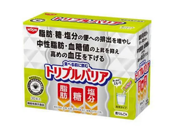 日清食品 トリプルバリア 青りんご味 30本入 日清食品 トリプルバリア 青りんご味 30本入