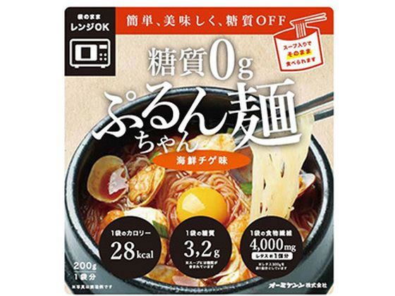 オーミケンシ 糖質0gぷるんちゃん麺 海鮮チゲ味 200g オーミケンシ 糖質0gぷるんちゃん麺 海鮮チゲ味 200g