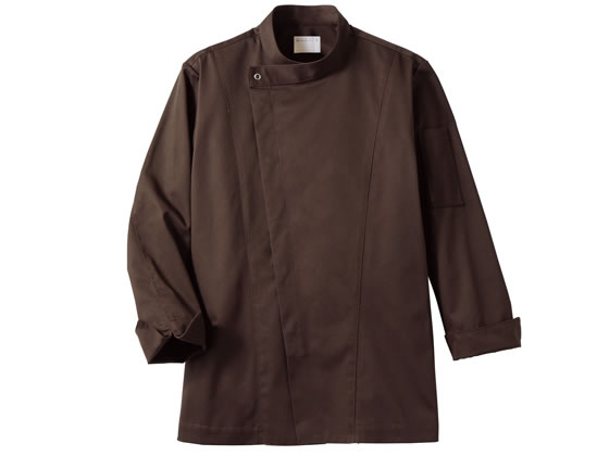 住商モンブラン 長袖コックコート ブラウン SS 6-1019 住商モンブラン 長袖コックコート ブラウン SS 6-1019