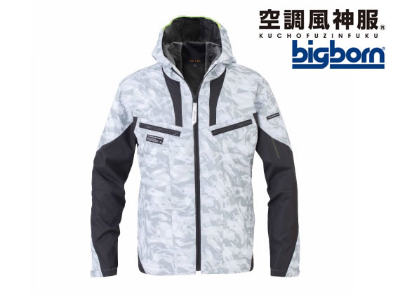 bigborn 空調風神服 EBA 長袖 ストームホワイト M EBA5017AK-8