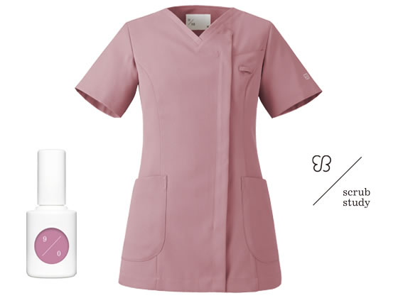 住商モンブラン uka scrub studyラベンダーピンク UM500-9 0-LL