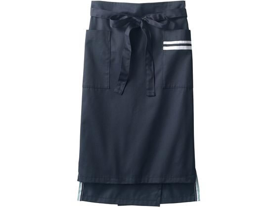 住商モンブラン サロンエプロン兼用 ネイビー/ホワイト F BW9502-42 住商モンブラン サロンエプロン兼用 ネイビー/ホワイト F BW9502-42